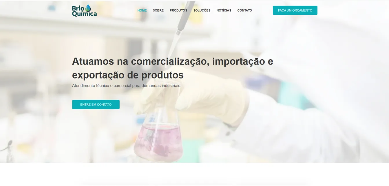 Brio Química - TutiWeb Desenvolvimento de Sites e Sistemas