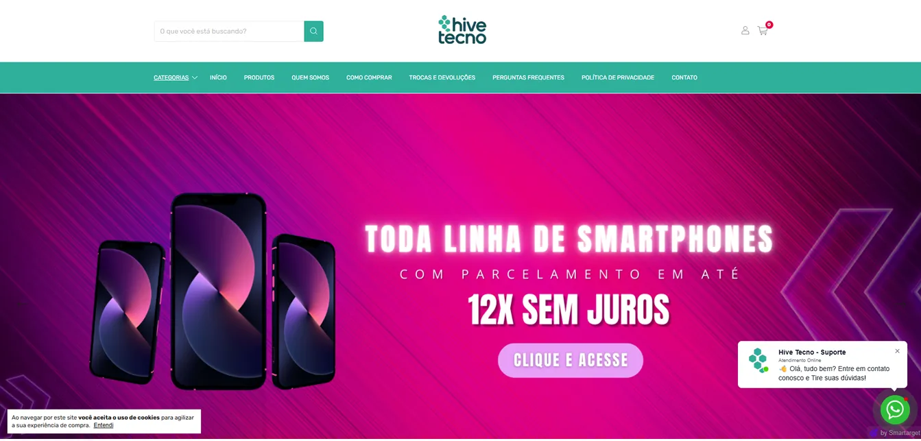 Hive Tecno - TutiWeb Desenvolvimento de Sites e Sistemas